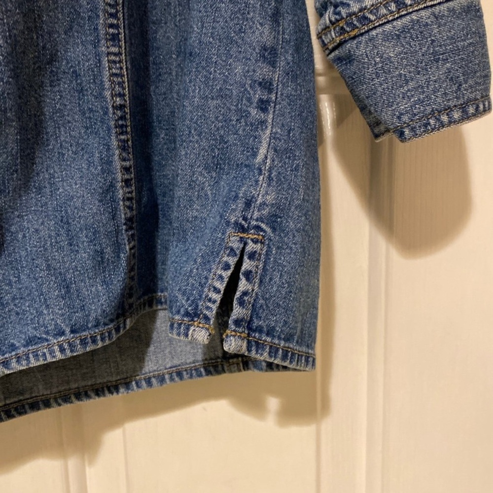 Relativity Denim Button Down Women’s Size Medium … - image 4